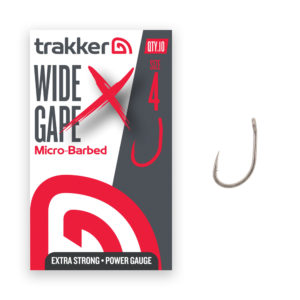 Trakker Wide Gape XS Hooks Size 4 (Micro Barbed) TPx5