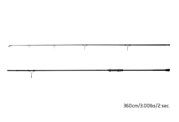 300cm/2.75lbs/2 składy Delphin CORSA BLACK Carp SiC