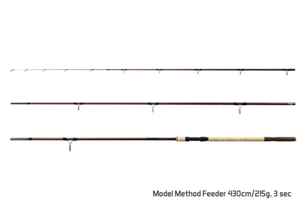 400cm/215g Delphin MAGMA M3 Method feeder / 3 składy