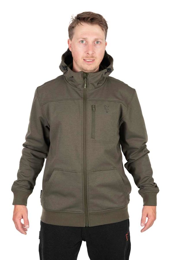 Fox Collection Soft Shell Jacket Green & Black - CCL273