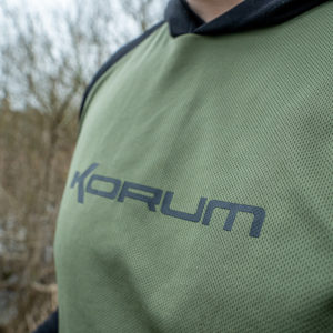 Korum Dri-Active Hooded Longsleeve T-Shirt - XL K0350061