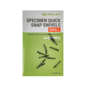 Korum Specimen Quick Snap Swivels - Small K0310134