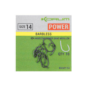 Korum Xpert Power - Barbless (Size 10) KHXP/10
