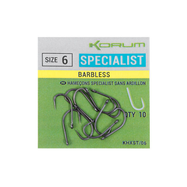 Korum Xpert Specialist - Micro-Barbed (Size 10) KHXSTB/10