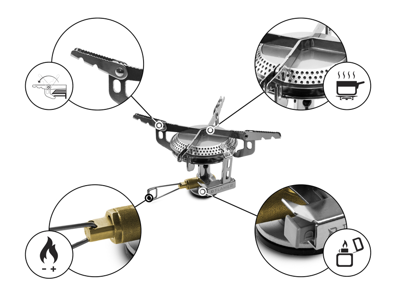 Kuchenka gazowa Delphin FLAMER
