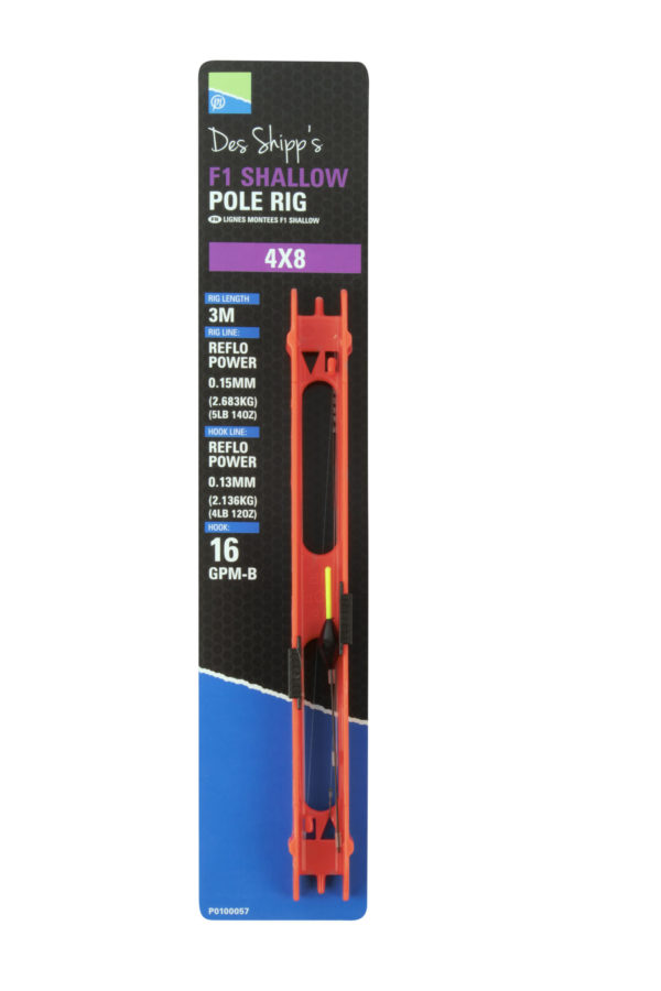 Preston 4X8 F1 Shallow Pole Rig P0100057