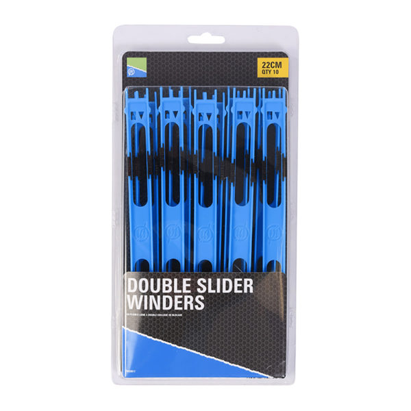 Double Slider Winders  - 22Cm Blue Preston