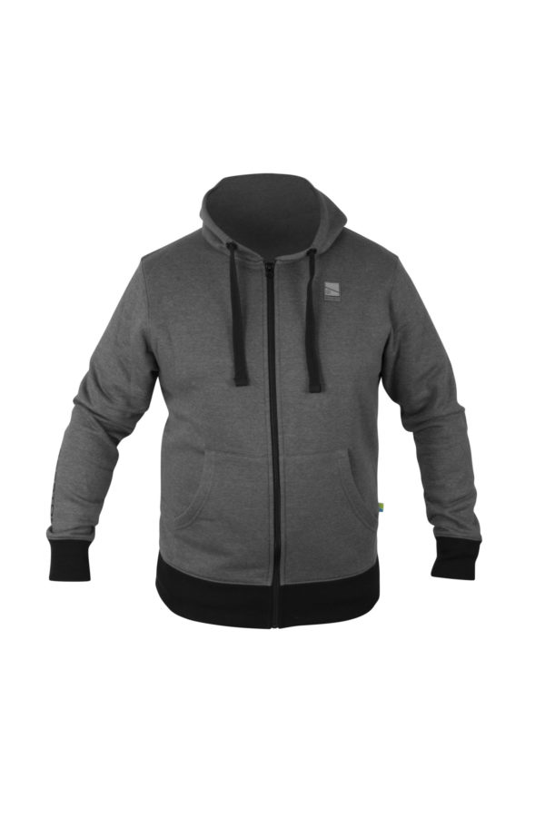 Grey Zip Hoodie - Medium Preston