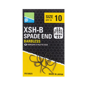Preston Xsh-B Hooks -  Size 10 - Spade End P0150025