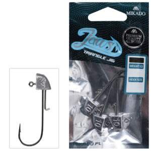 Sklep z Mikado Śląsk - GŁÓWKA JIGOWA - JAWS TRÓJKĄTNA 8g-1/0 BN - op.3szt.