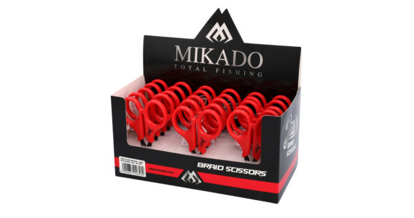 Mikado wędkarstwo - NOŻYCZKI - JAWS - DO PLECIONKI BOX - op.15szt.