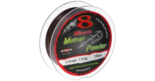 Mikado wędkarstwo - PLECIONKA - OCTA METHOD FEEDER - 0.12mm/8.9kg/150m - BRĄZOWA - op.1szp.