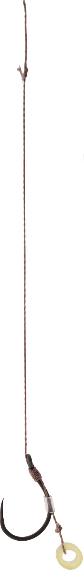 Mikado wędkarstwo - PRZYPON MF - Z GUMKĄ - hak bez zadziora nr 4 / plecionka: 0.16mm/10cm - op.8szt.