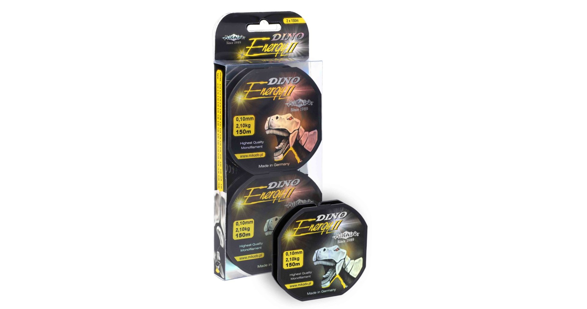 Sklep z Mikado Śląsk - ŻYŁKA - DINO ENERGY II - 0.22mm/6.20kg/150m - op.2szp.