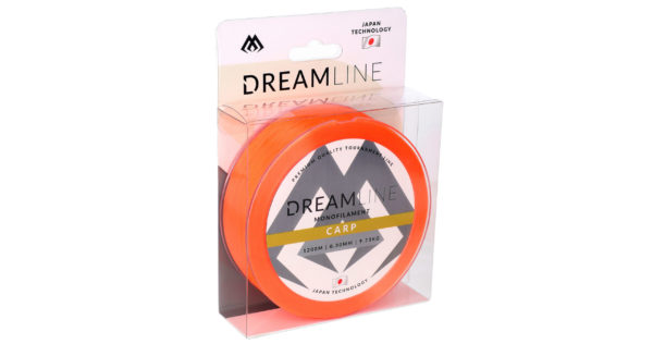 ŻYŁKA - DREAMLINE CARP - 0.40mm/16.56kg/1200m - FLUO POMARAŃCZOWA - op.1szp.