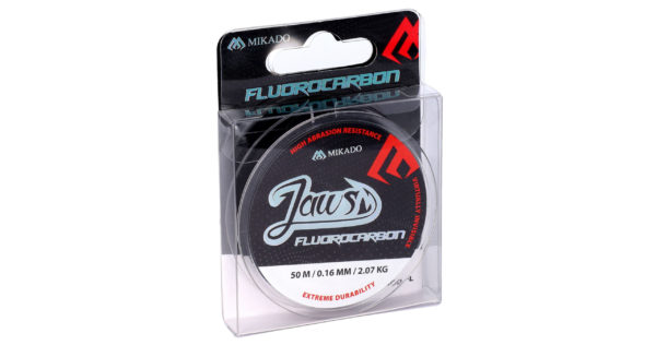 ŻYŁKA - FLUOROCARBON JAWS 0.12mm/1.20kg/50m - op.1szp.