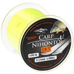 Sklep z Mikado Śląsk - ŻYŁKA - NIHONTO CARP - 0.40mm/14.50kg/600m - FLUO ŻÓŁTA - op.1szp.