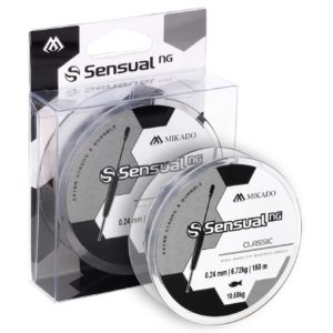 Sklep z Mikado Śląsk - ŻYŁKA - SENSUAL N.G. CLASSIC 0.10mm/2kg/150m - TRANSPARENTNA - op.1szp.