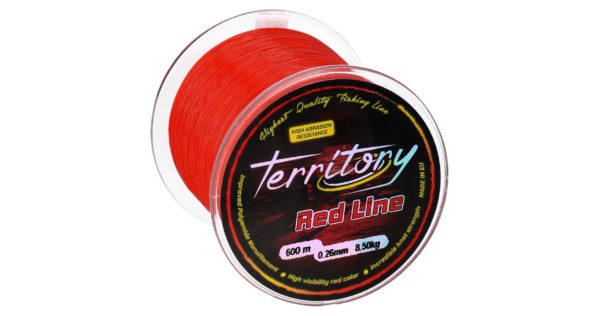 Mikado wędkarstwo - ŻYŁKA - TERRITORY RED - 0.28mm/9.50kg/600m - op.1szp.