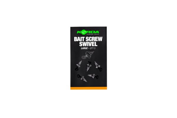 Swivels Bait Screw KORDA Micro Ring Swivel Bait Screw Large (5pcs) - KMW009