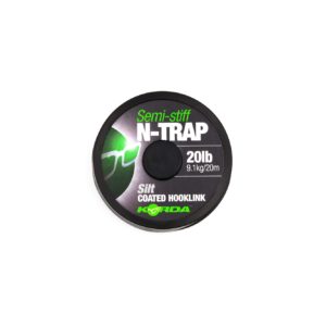 Hooklinks N-Trap Semi-Stiff KORDA N-Trap Semi Stiff 15lb Weedy Green - KNT04