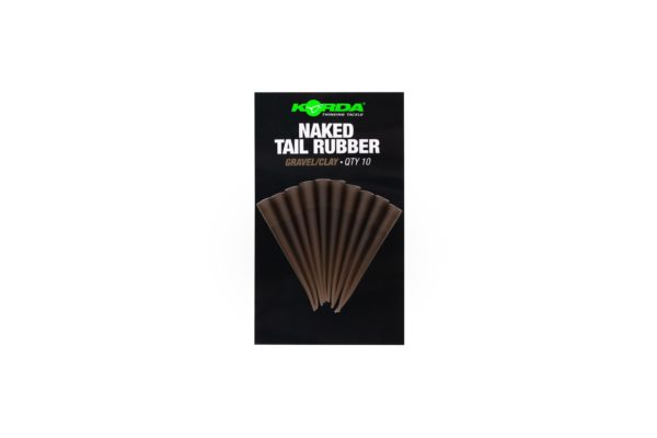 Lead Systems Tail Rubbers KORDA Naked Tail Rubber Gravel/Clay - KNRG