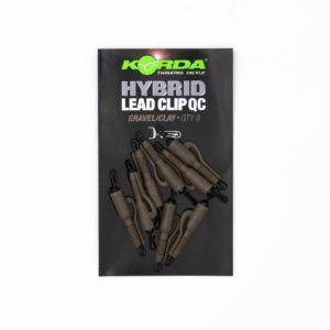 Lead Systems Lead Clips KORDA QC Hybrid Lead Clip Gravel/ Clay - KQHCGC
