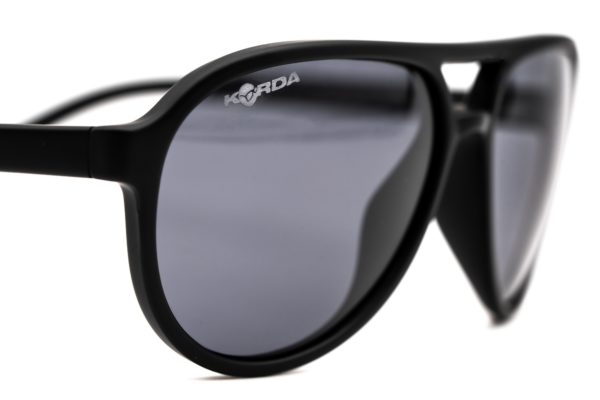 K4D03 Sunglasses Aviator Mat Black Frame / Grey Lens||