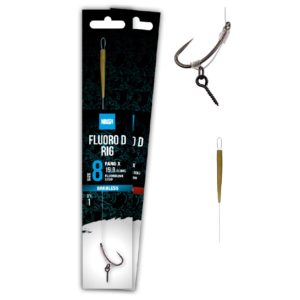 parentcategory1} Ready Tied Rigs T6435 Nash Fluorocarbon D-Rig Size 2 Barbed