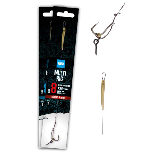 parentcategory1} Ready Tied Rigs T6448 Nash Multi Rig Size 2 Barbed