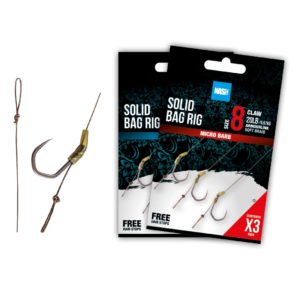 parentcategory1} Ready Tied Rigs T6442 Nash Solid Bag Rig Size 4 Barbed