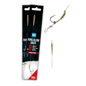 parentcategory1} Ready Tied Rigs T6400 Nash Tube Blow Back Rig Size 2 Barbed