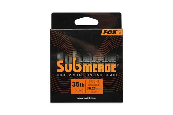 Fox Submerge Orange Sinking Braid New Products