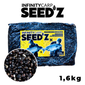 infinitycarp seed'z konopia- gotowe ziarna na karpie 1,6kg naturalne