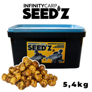 infinitycarp seed'z orzech tygrysi wiadro - gotowe ziarna 1,8kg