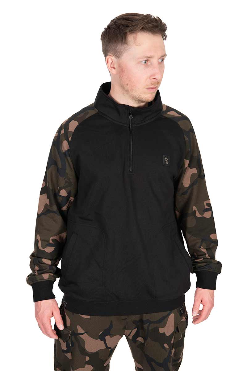 Fox LW Black/Camo QTR Zip - CFX356