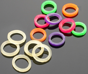 Sklep z Mikado Śląsk - GUMKI DO PELETU - METHOD FEEDER - 3mm (HEAVY) - MIX - op.50szt.