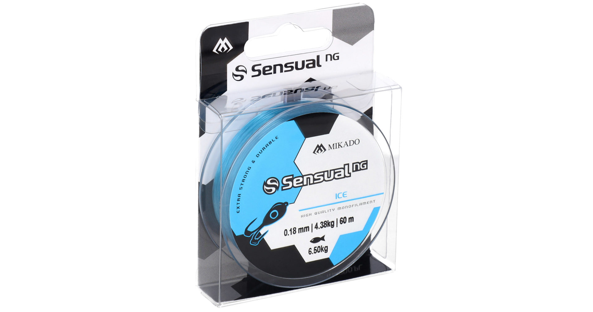 ŻYŁKA - SENSUAL N.G. ICE 0.12mm/2.5kg/60m - NIEBIESKA - op.1szp.