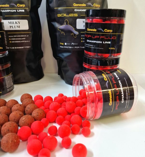 Genesis Carp GENESIS CARP CHAMPION LINE POP-UP MILKY PLUM 12-15MM 100G