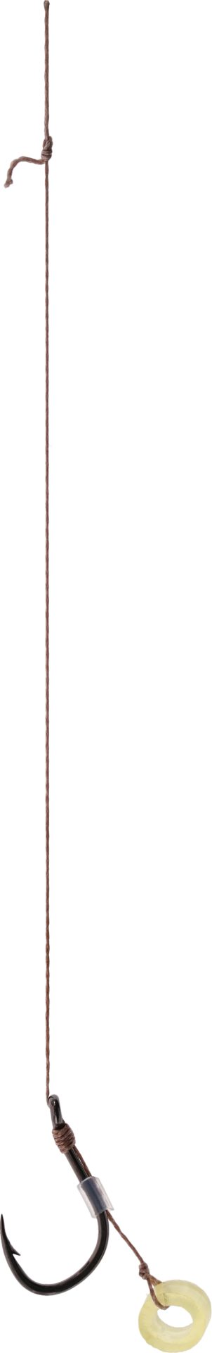 Mikado wędkarstwo - PRZYPON MF - Z GUMKĄ - hak z zadziorem nr 14 / plecionka: 0.10mm/10cm - op.8szt.