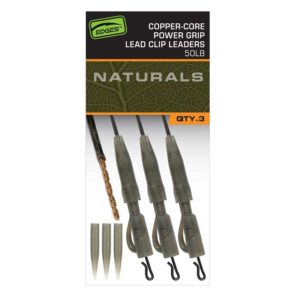 Fox EDGES™ Naturals Copper Core Lead Clip Leaders Edges™ Ready Tied Rigs