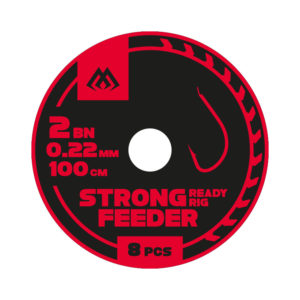 Sklep z Mikado Śląsk - PRZYPONY WIĄZANE - STRONG FEEDER nr 2 BN / żyłka: 0.22mm/100cm - op.10szt.