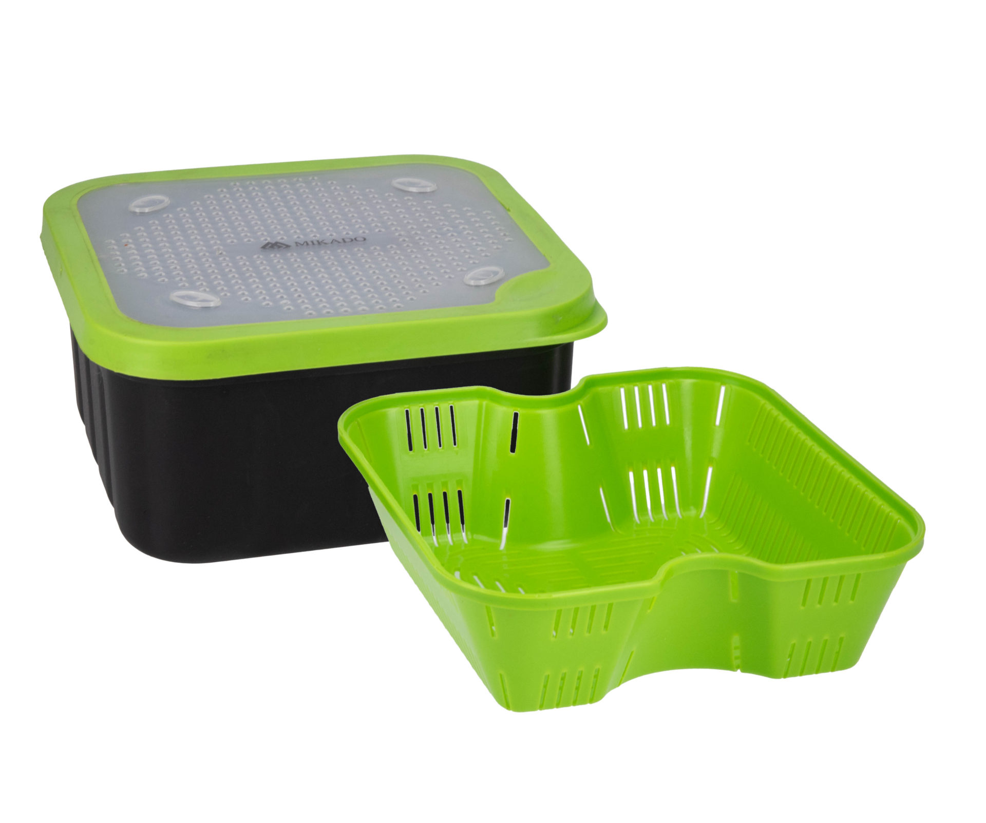 Mikado wędkarstwo - PUDEŁKO - DO PELLETU - Z SITKIEM - 1.5L - op.1szt.