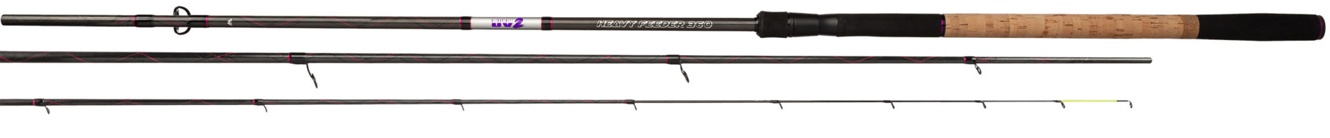 Sklep z Mikado Śląsk - WĘDKA - UV II HEAVY FEEDER 390 up to 120g (3+3 sec.) - op.1szt.