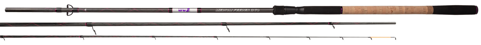 Sklep z Mikado Śląsk - WĘDKA - UV II MEDIUM FEEDER 345 up to 90g (3+5 sec.) - op.1szt.