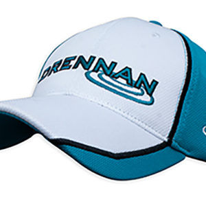 Czapka z Daszkiem Drennan CAP WHITE / AQUA Odzież wędkarska