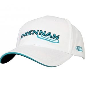 Czapka z Daszkiem Drennan MATCH CAP WHITE / AQUA Kod: CDCP003 Odzież wędkarska > Czapki