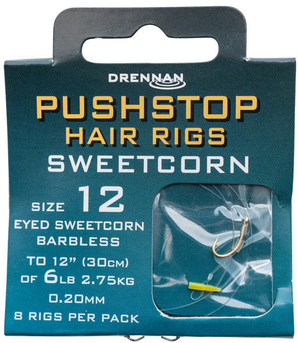 PUSHSTOP H'RIG Sweetcorn Przypon Drennan Gotowe Przypony