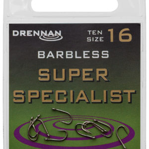 SUPER SPECIALIST Barbless Haczyki Drennan 10szt. Haczyki