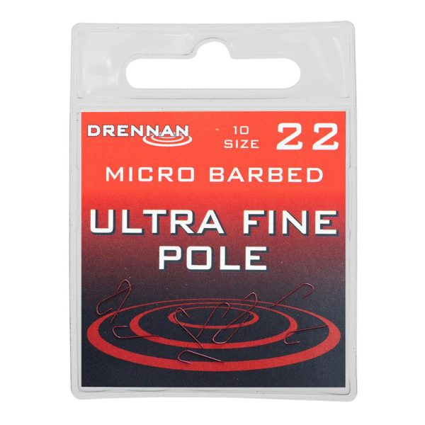 DrennanUltra Fine Pole Haczyki Drennan 10szt.